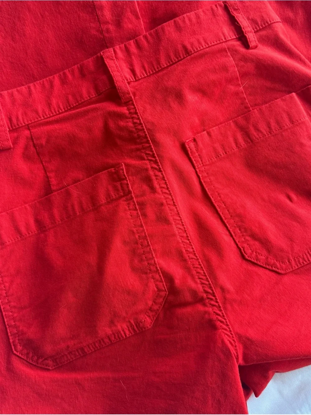 J. Crew Factory Women’s Wide Leg Pants in Bright Red